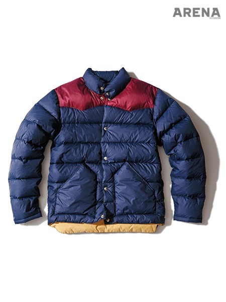 유니크한 디자인의 멀티 컬러 패딩 재킷 29만8천원 케이프 하이츠 제품. 