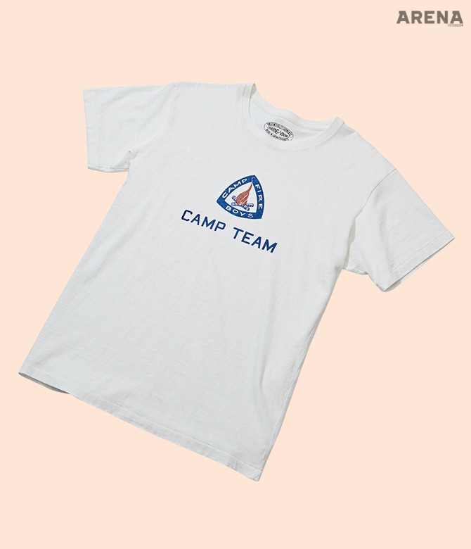 빈티지한 색감의 캠프 팀 티셔츠 7만2천8백원 반스 아웃피터스 by 오쿠스 제품. 