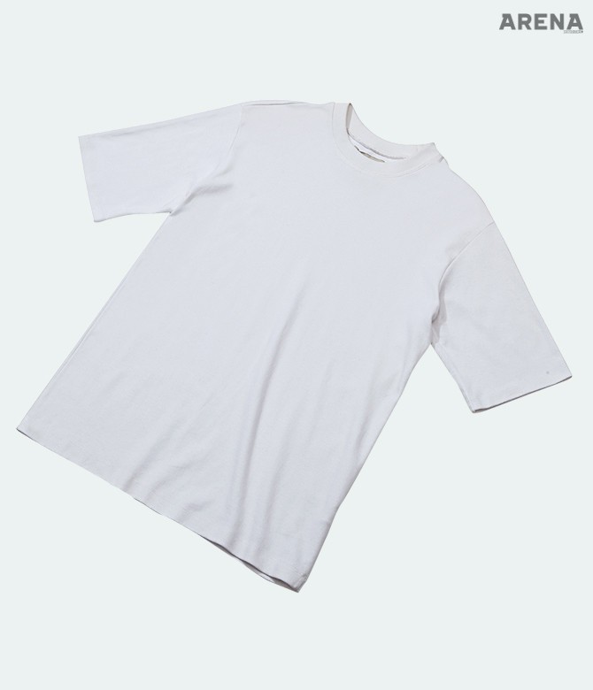 품이 넉넉하고 네크라인이 도톰한 티셔츠 가격미정 노앙 제품.