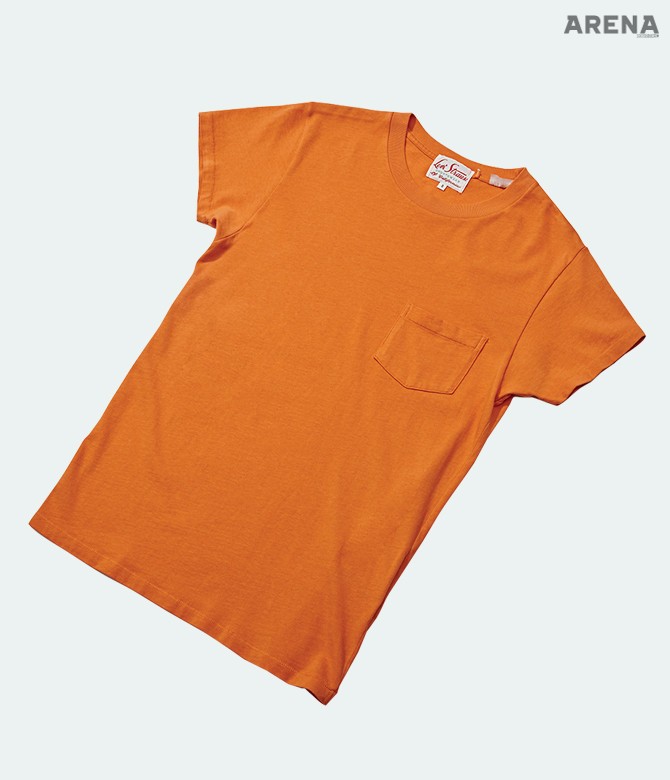 1950년대 클래식 디자인을 반영한 캡 소매가 달린 포켓 티셔츠 10만9천원 리바이스 제품.