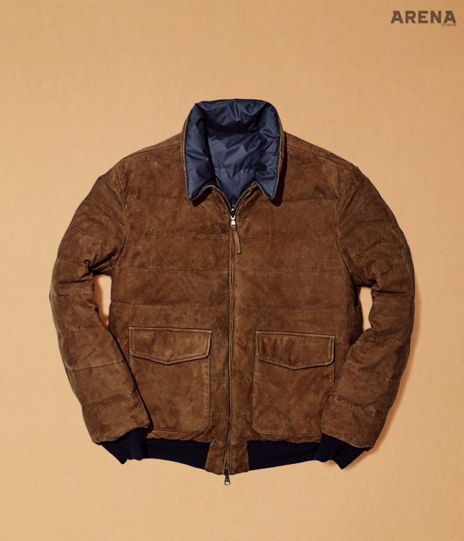 2 확연히 다른 두 가지 분위기를 연출할 수 있는 리버서블 집업 패딩 점퍼 29만8천원 브로이어 제품. 