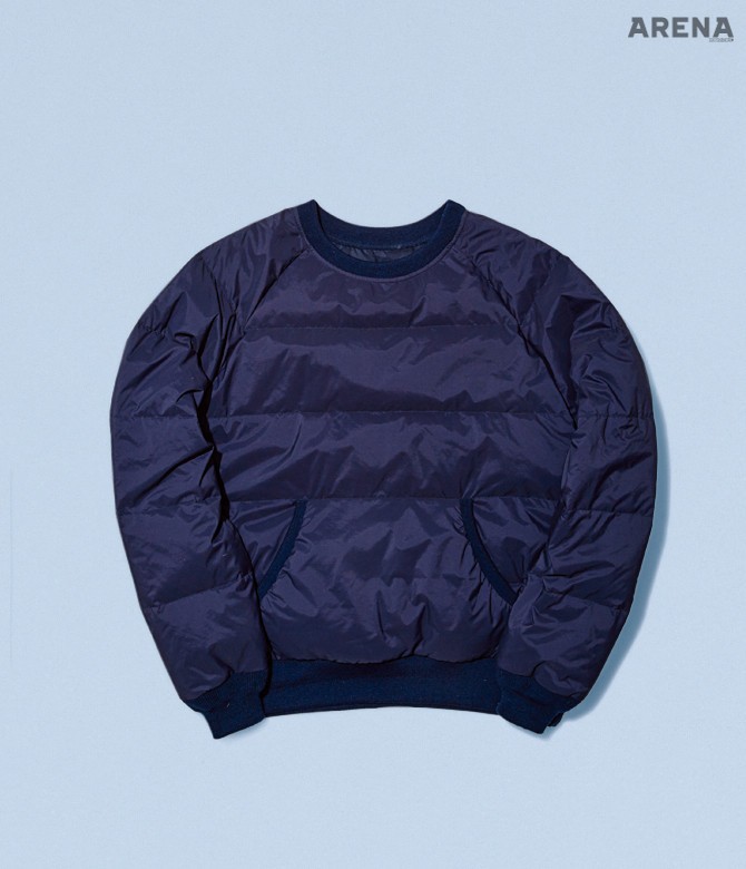 3 다양한 이너웨어와 연출하기 좋은 패딩 맨투맨 셔츠 49만8천원 로키마운틴 페더베드 by 플랫폼 제품. 