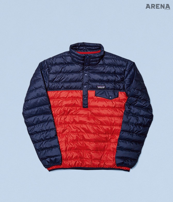 5 압축력이 뛰어난 충전재를 사용해 경량성이 뛰어나고 보온 효과가 좋은 패딩 아노락 점퍼 32만9천원 파타고니아 제품.