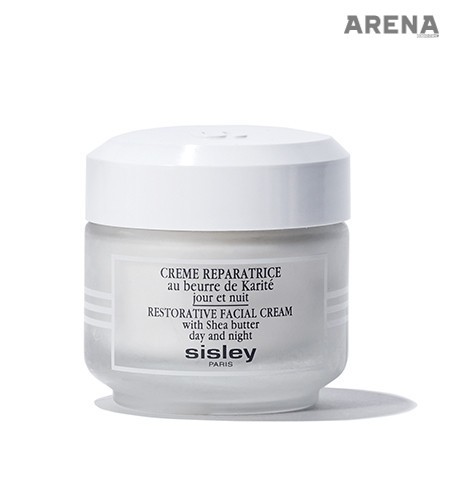 시어버터와 당근 성분을 함유해 피부의 수분 손실을 막고 외부 자극으로부터 피부를 보호하는 끄렘므 레빠라뜨리스 50mL 18만원 시슬리 제품.