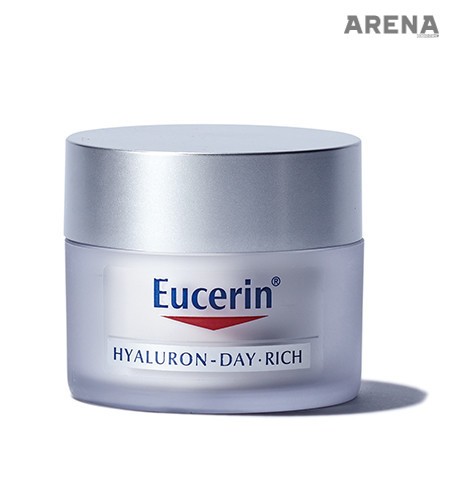 발림성 좋은 텍스처가 건조한 피부에 보습과 함께 주름 개선, 자외선 차단 기능을 더해주는 하이알루론 데이 크림 포 드라이 스킨 50mL 6만6천원 유세린 제품. 