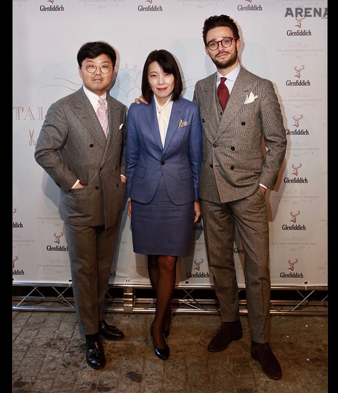 (왼쪽부터) VBC 한국 앰배서더 이헌, 일본 앰배서더 하세가와 요시미, 글로벌 커뮤니케이션 매니저 시모네 우베르티노 로소.