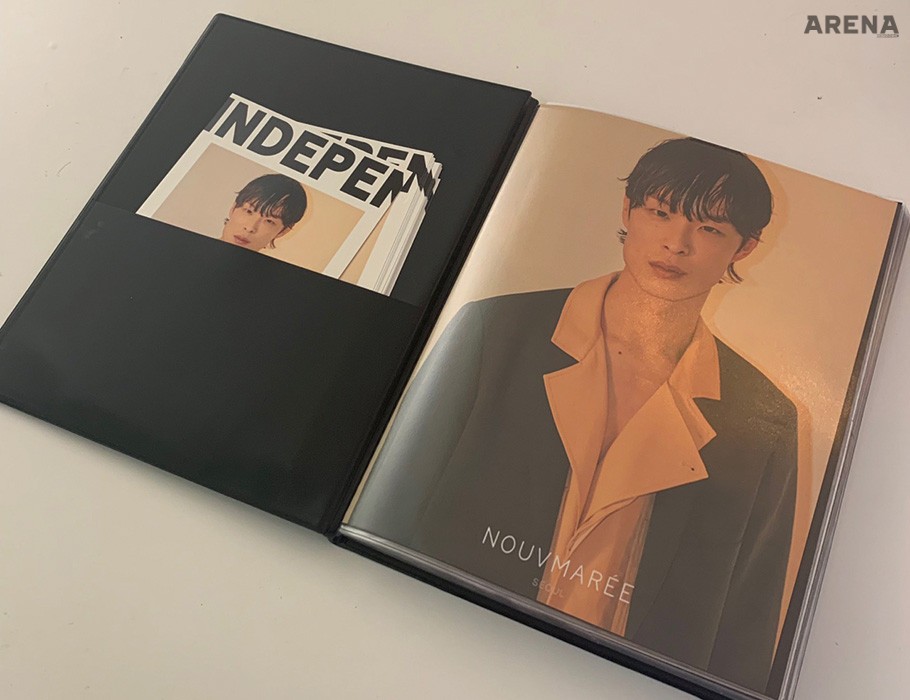 모델 박경진의 모든 화보가 담겨 있는 소중한 프로필 북.
