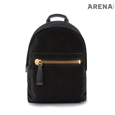 3 큼지막한 지퍼 장식이 있는 스웨이드 백팩
4백80만원 톰 포드 제품.