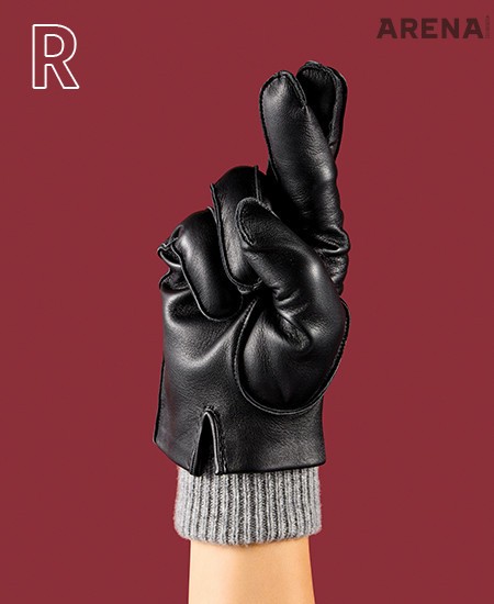 R 니트 안감으로 보온성을 더한 가죽 장갑 가격미정 에르메스 제품. 