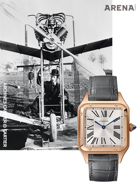 산토스 뒤몽 워치 1천4백만원대 까르띠에 제품.