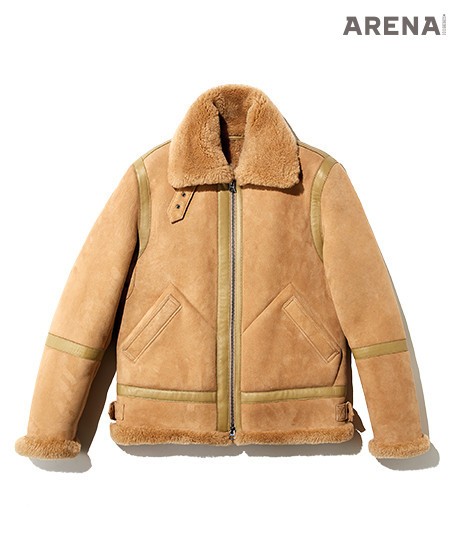 아몬드 베이지색 시어링 재킷 3백10만원대 아크네 스튜디오 by 미스터 포터 제품. 