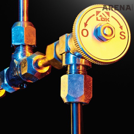 레벨코크 밑에 밸브를 부착했다.
물방울의 속도를 섬세하게 조절할 수 있다.