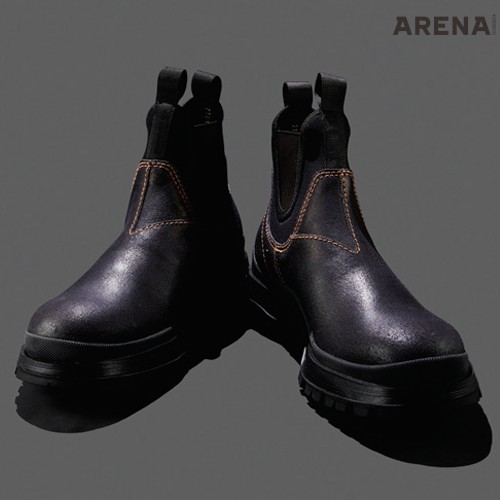 가죽과 네오프렌으로 이뤄진 러버솔 첼시 부츠 94만원대 프라다 by 미스터포터 제품. 