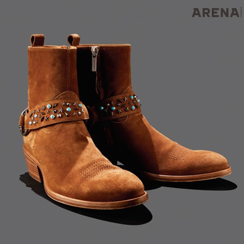 스터드 장식의 하니스 부츠 가격미정 지미 추 제품.