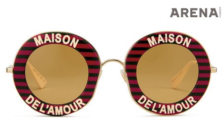 13 GUCCI
1960년대 레트로 무드의 라운드 아세테이트 선글라스 73만5천원 구찌 제품.