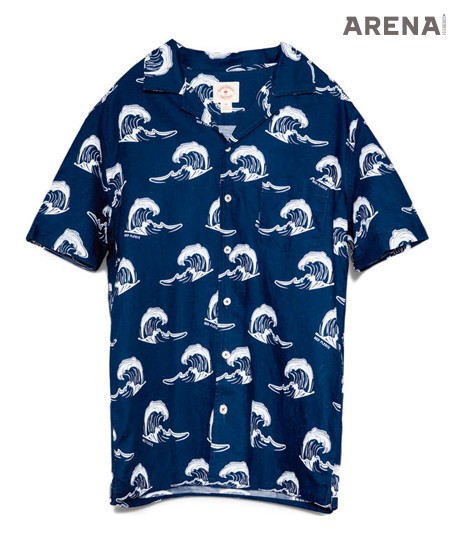 BROOKS BROTHERS
파도 프린트 캠프 칼라 셔츠 11만5천원
브룩스 브라더스 레드 플리스 제품.