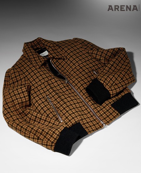 하운즈투스 체크 블루종 드리스 반 노튼 by 분더샵 제품.