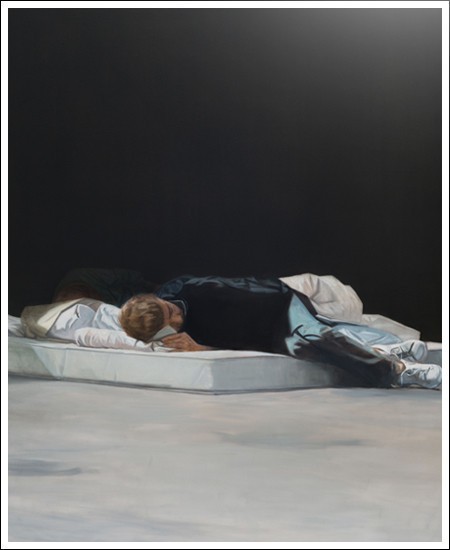 ‘Asleep’ 2013, Photo by
Uwe Walter
ⓒ Tim Eitel / Courtesy
Galerie EIGEN + ART
Leipzig/Berlin, Pace Gallery
and Jousse Entreprise