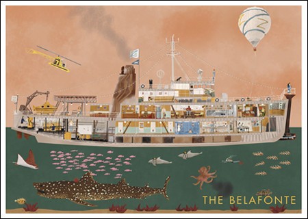 ‘The Belafonte Inspired
by The Life Aquatic with
Steve Zissou’ Archival
Pigment Print, 2011
ⓒ Max Dalton