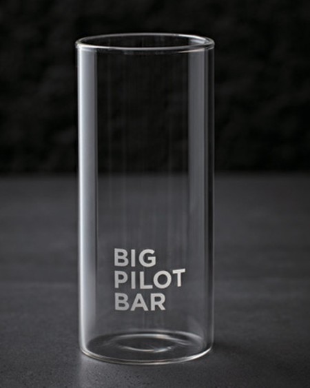 빅 파일럿 바 유리컵.