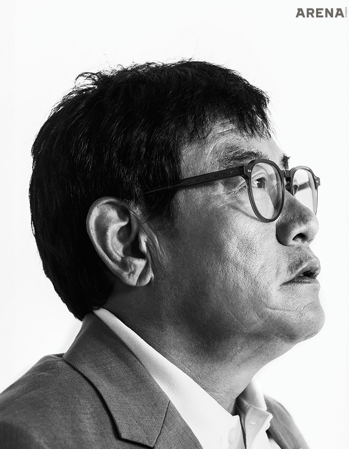 이경규 흑백 인물 인터뷰 화보
