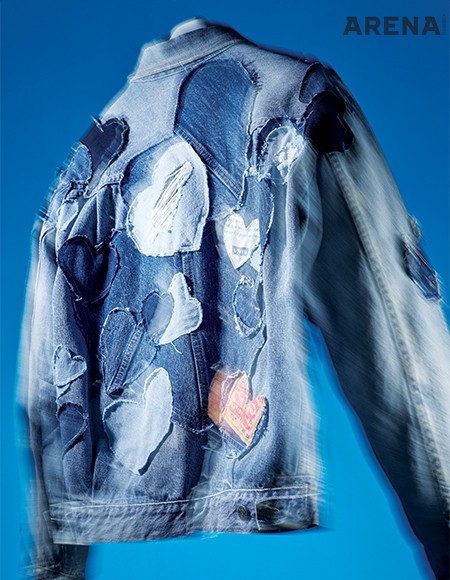 패치워크 커스텀 데님 재킷 가격미정 리바이스 제품.