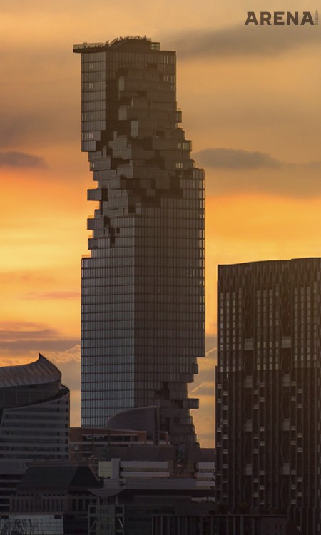 방콕 도심에 자리한 ‘더
스탠더드 방콕’의 외관.