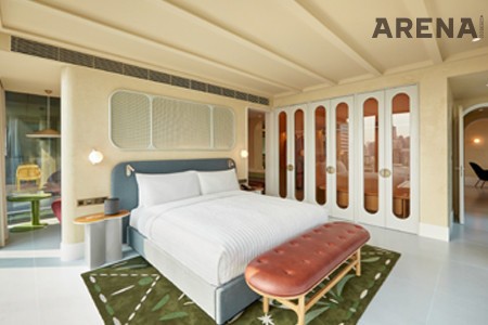 호텔이 보유한 155개의 룸
타입 중 ‘발코니 스위트’의
전경.