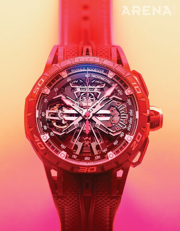 엑스칼리버 스파이더 플라이백 크로노그래프 45mm 1억원대.