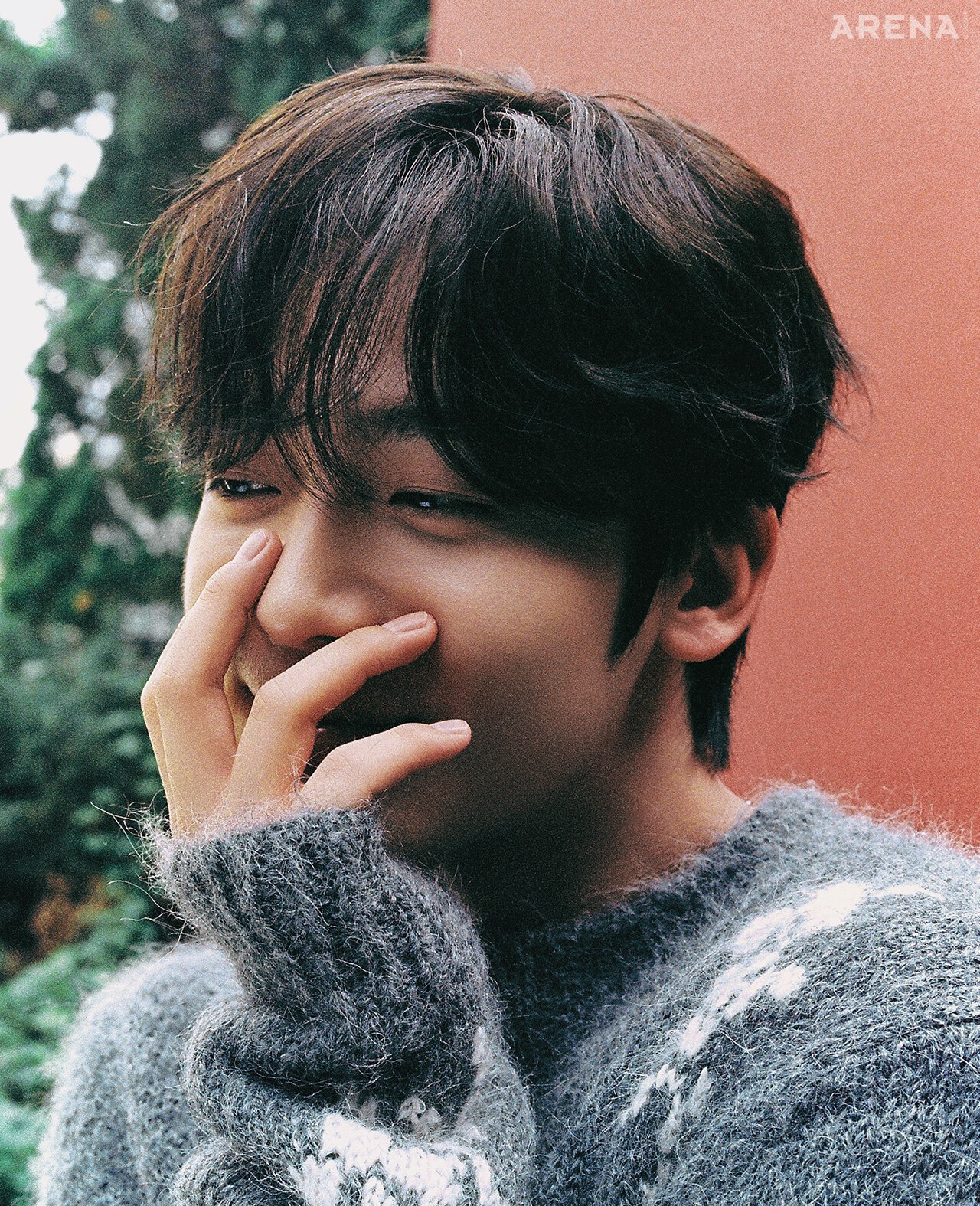 플라워 스웨터 질 샌더 제품.