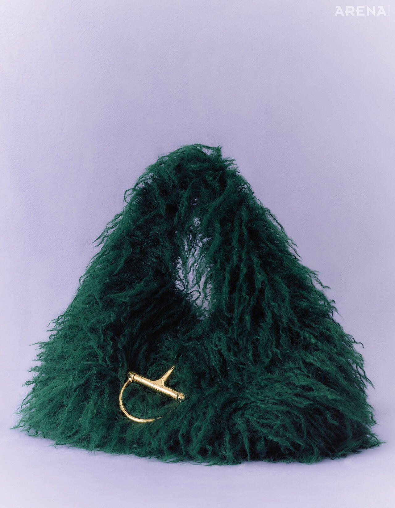 홀스빗 장식 퍼 숄더백 가격미정 구찌 제품.